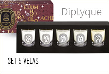 Diptyque set 5 velas